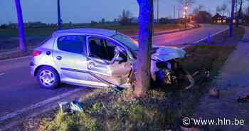 Auto knalt tegen boom, inzittenden kiezen hazenpad | Wervik | hln.be - Het Laatste Nieuws