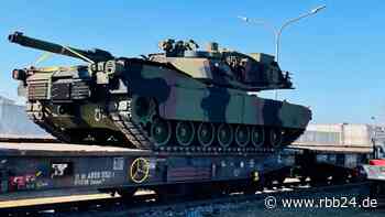 Getriebeöl ausgetreten: Undichter US-Panzer sorgt für Feuerwehr-Einsatz in Guben - rbb24