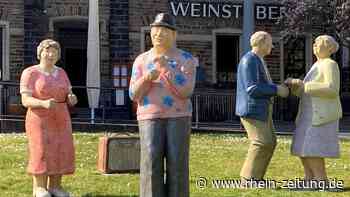 Alltagsmenschen aus Beton: Christel Lechners Skulpturen werden in Koblenz zum Hingucker - Rhein-Zeitung