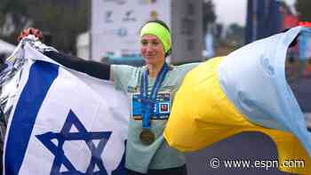 Valentyna Veretska wins Jerusalem Marathon after leaving native Ukraine due to Russian invasion - ESPN