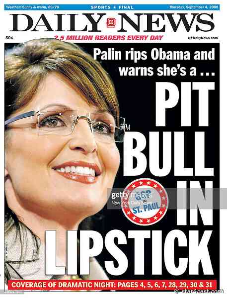 Sarah Palin – blast from the past grabs opening