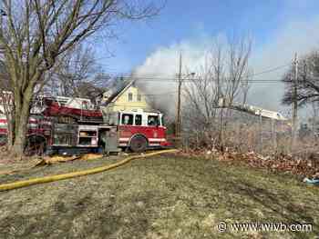 2 houses involved in fire on Grey near Genesee