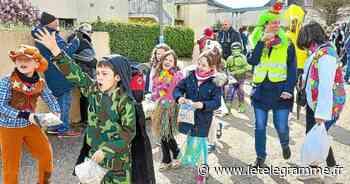 À Locqueltas, des chars, des déguisements et un bagad pour le carnaval de l’école Saint-Gildas - Le Télégramme
