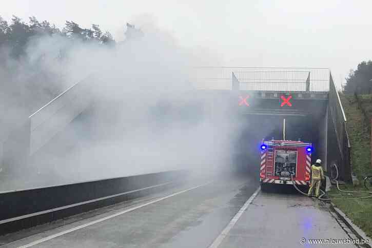 Brandweer simuleert zwaar ongeval in tunnel Hoge Mouw: “Hopelijk gebeurt dit nooit in het echt”