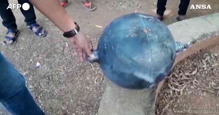 In India trovati detriti spaziali di un razzo spaziale: la scoperta in un villaggio rurale – Video
