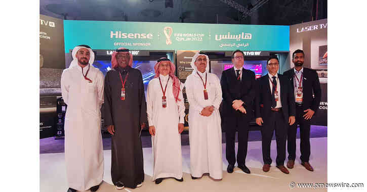 Telewizor Hisense L9G Laser debiutuje podczas ceremonii losowania grup mistrzostw świata w piłce nożnej, wraz z ogłoszeniem oficjalnego rozpoczęcia globalnej kampanii marketingowej #PerfectMatch