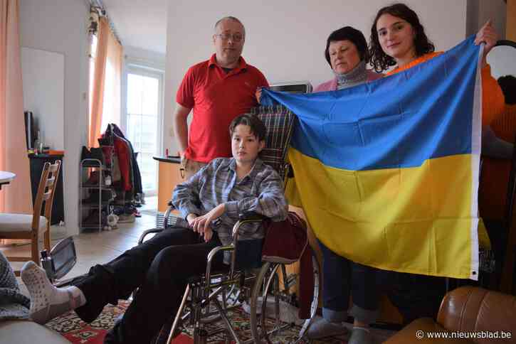 Oekraïense ouders ontvluchtten met gehandicapte zoon (12) die dringend geopereerd moet worden Kiev