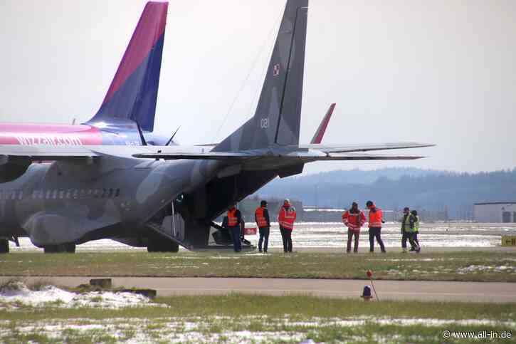 Großaufgebot in Memmingen: BRK empfängt 23 schwerstbehinderte Kinder aus der Ukraine am Allgäu Airport - Me - all-in.de - Das Allgäu Online!