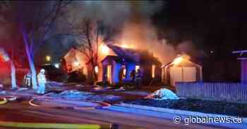 1 dead, 2 sent to hospital after Vegreville house fire - Global News