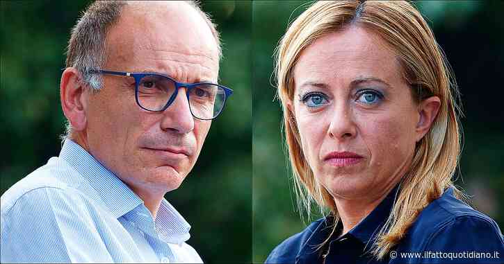 Sondaggi, Fratelli d’Italia ancora primo partito al 21,6%. Il Pd si avvicina (21,4%). In calo Lega, M5s e Forza Italia