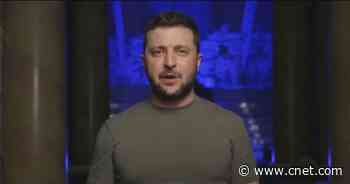 Grammys 2022: Watch Ukraine's President Volodymyr Zelenskyy Speak     - CNET