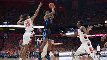 Basket, NCAA: Duke travolge Syracuse, ci sono 21 punti con 9 assist per Paolo Banchero - Eurosport IT