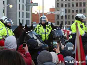 SIU says woman not seriously injured by police horse during Ottawa occupation, ends investigation