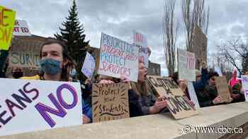 Hundreds of Calgary students walk out of class, demand better sexual consent education