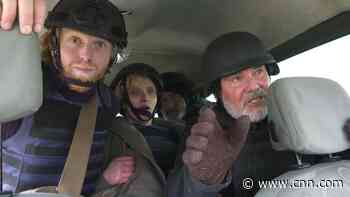 CNN crew survives close call in area under Russian assault