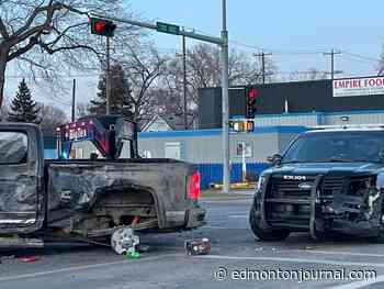 Woman describes attempted carjacking following police chase of man in stolen truck