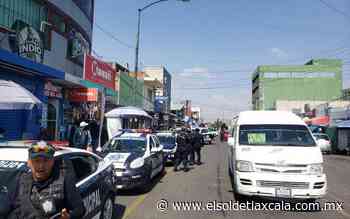 Aplican operativo intermunicipal en la zona de Apizaco - El Sol de Tlaxcala