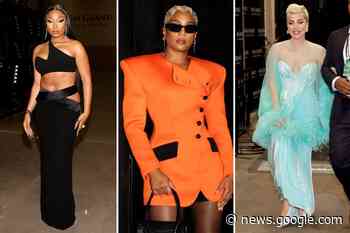 All the Grammys 2022 outfits: Megan Thee Stallion, Saweetie, more - Page Six