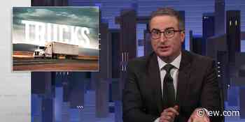 John Oliver slams Amazon for their treatment of truck drivers: 'Ridiculous pace,' 'relentless pressure' - Entertainment Weekly News