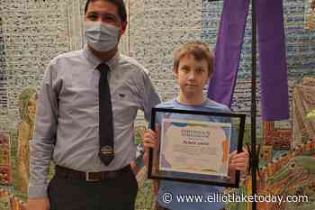 Oliver and Nickolaus recognized as ambassadors for Community Living Algoma - ElliotLakeToday.com