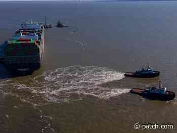 Ship Ever Forward Still Stuck In Chesapeake Bay, Crews Revise Strategy - Baltimore, MD Patch