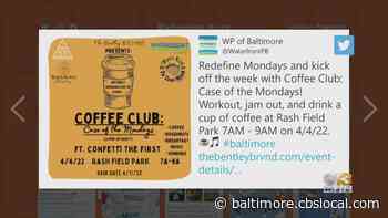 Baltimore Buzz: Coffee Club At Rash Field Park - CBS Baltimore