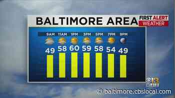 Maryland Weather: Rain Clearing & Sunshine Returns - CBS Baltimore