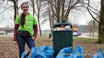 „Damit wir´s schee ham“: Daniela Ruhdorfer und ihre Wasserburger Müllsammler räumen auf
