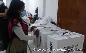 INE inicia la entrega de paquetes electorales - El Sol de Cuernavaca