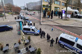 Chemnitz: Massives Polizeiaufgebot trennt zwei Anti-Corona-Demos - TAG24