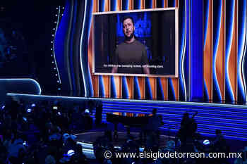 Seremos libres como ustedes lo son hoy: Volodímir Zelenski, presidente de Ucrania, en los Grammy - El Siglo de Torreón