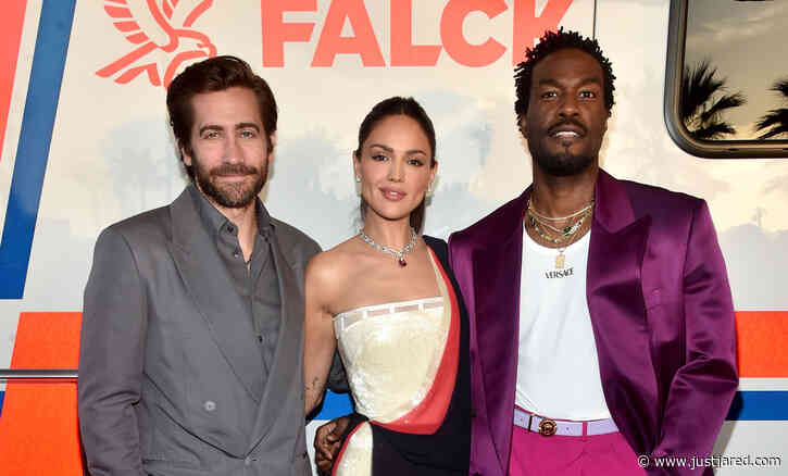 Jake Gyllenhaal Suits Up for 'Ambulance' L.A. Premiere with Eiza Gonzalez & Yahya Abdul-Mateen II