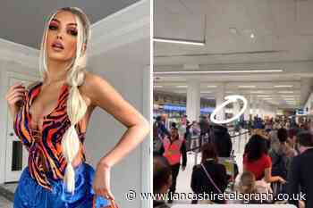 Ex on the Beach star Zara shares photos of Manchester Airport queues