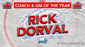 Release | Hawks Rick Dorval named CCHL Head Coach & General Manager of the Year - CCHL