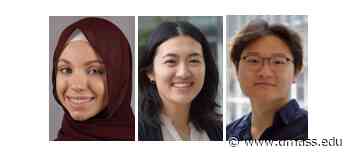 Three UMass Amherst Students Win Prestigious Goldwater Scholarships - UMass News and Media Relations