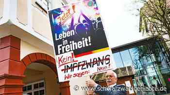 Reibungsloser Verlauf: 300 Teilnehmer bei der Corona-Demo in Nagold