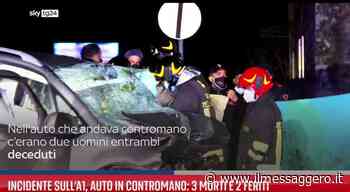 Incidente a Capua, auto in contromano sulla A1: tre morti - ilmessaggero.it