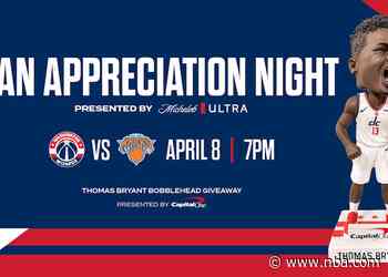 Wizards celebrate Fan Appreciation Night on April 8