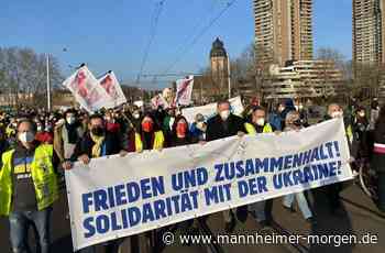 "Überwältigende Resonanz": So lief die Friedensdemo in Mannheim und Ludwigshafen - Mannheim - Nachrichten und Informationen - Mannheimer Morgen