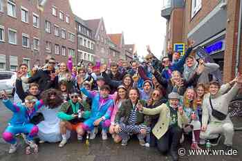 Angehende Abiturienten in Münster feiern ihre letzten Schultage