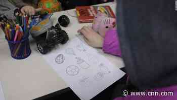 In a harsh lesson of war, Ukrainian children learn to tell toys from Russian explosives