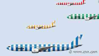 German airline unveils candy-striped aircraft