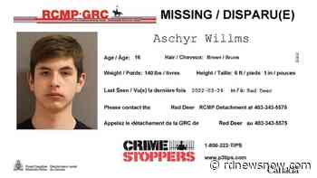 Missing: Aschyr Willms, 16 of Red Deer - rdnewsnow.com