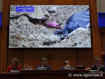 Zelensky mostra all'Onu il video choc dei civili uccisi in Ucraina