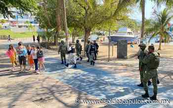 Operativo de seguridad en playa Manzanillo - El Sol de Acapulco