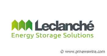 Leclanché selected to provide 10 MWh advanced battery system for Scandlines' "PR24" zero-emission freight ferry