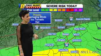 Tuesday afternoon severe storm risk increases