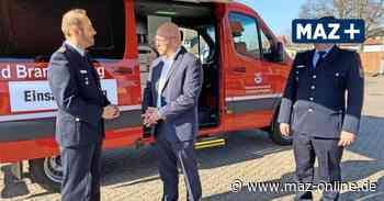 Feuerwehr in Wittenberge: Was das neue Einsatzleitfahrzeug alles kann - Märkische Allgemeine Zeitung