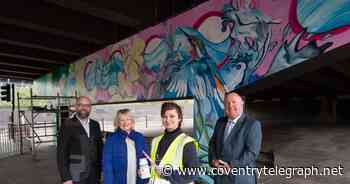 Colourful mural on Coventry Ring Road will 'brighten up city' says councillor - Coventry Live