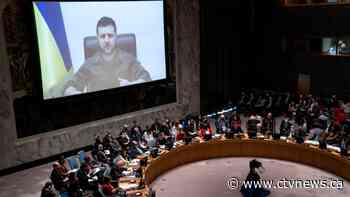 Zelenskyy at the UN accuses Russian military of war crimes